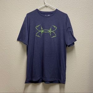 Mens UNDER ARMOUR Fish Hooks tshirt